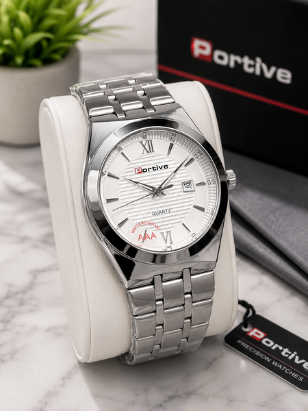 Portive Classic Gold-Tone Chronograph Watch